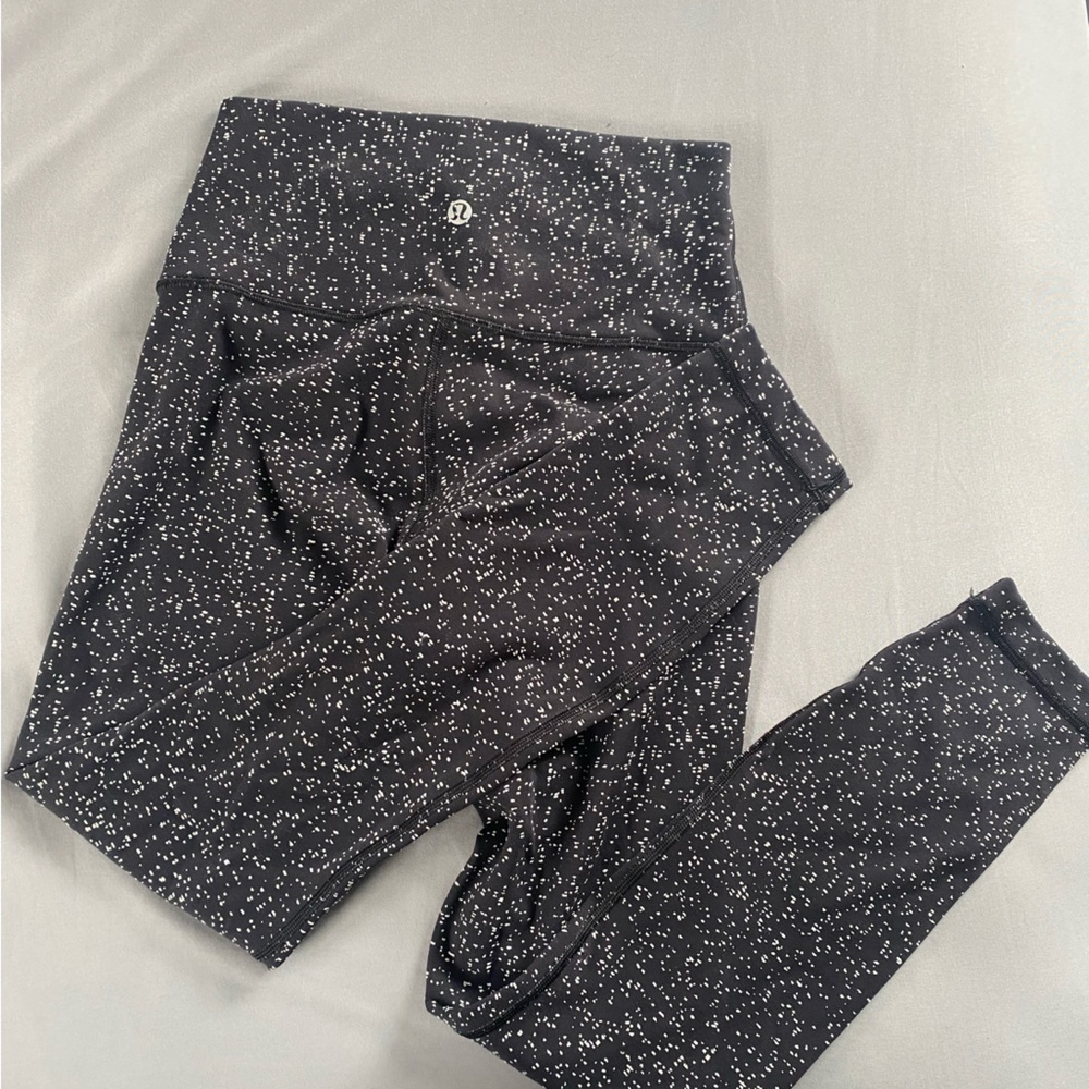 speckled lululemon leggings size 4